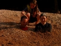 Daddy, Mom, and Hannah, at J.P. Coleman