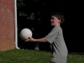 Timothy Playing Volleyball